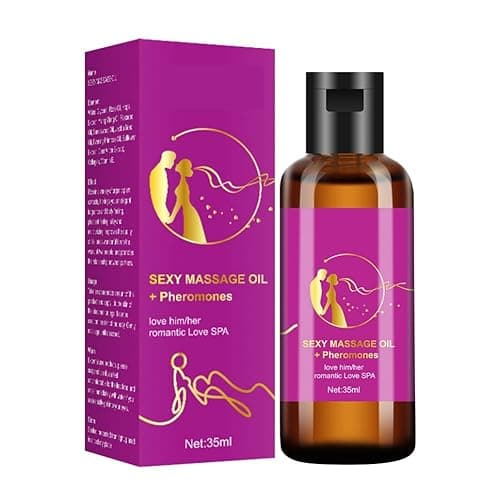 Bouteille d'huile de massage aphrodisiaque Goliate